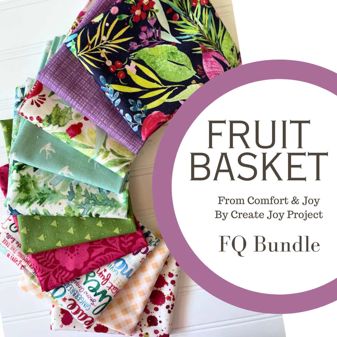 Fruit Basket Fat Quarter Bundle using Comfort and Joy by Create Joy Pr –  Stitches n Giggles